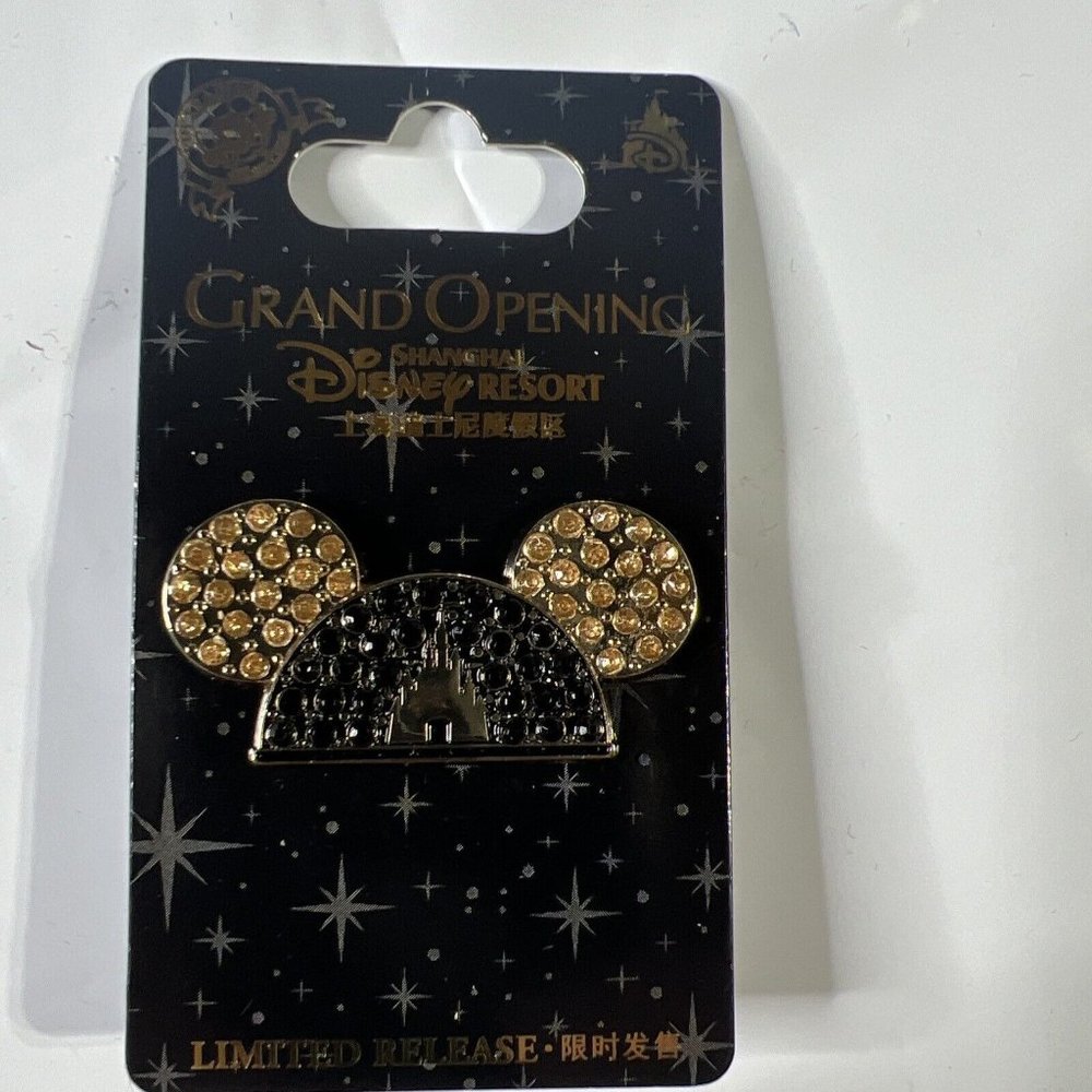 DISNEY SHANGHAI RESORT MICKEY EARS GRAND OPENING LIMITED RELEASE PIN